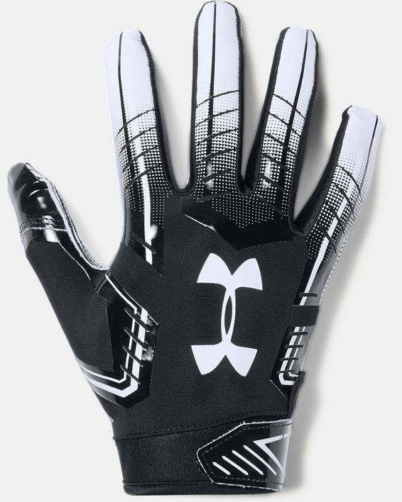Men's UA F6 Football Gloves, Black, pdpMainDesktop image number 0